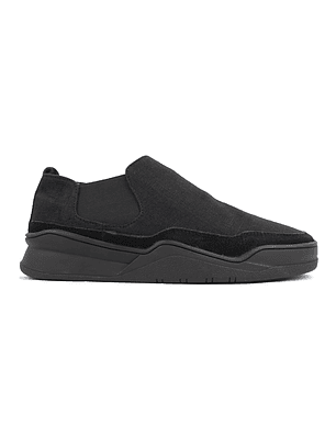 Tenis para hombre tipo bota en materiales eco color negro - BAT