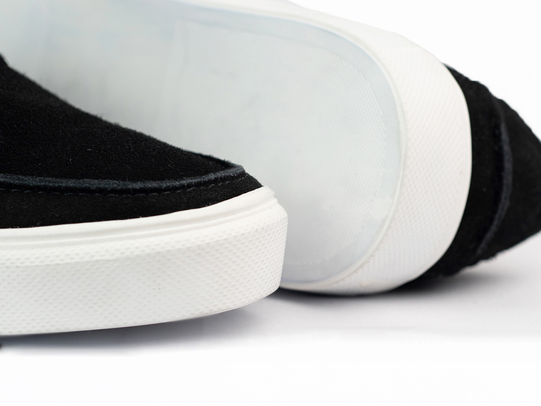 Mocasines para hombre en cuero carnaza - LORNE - Color negro 4