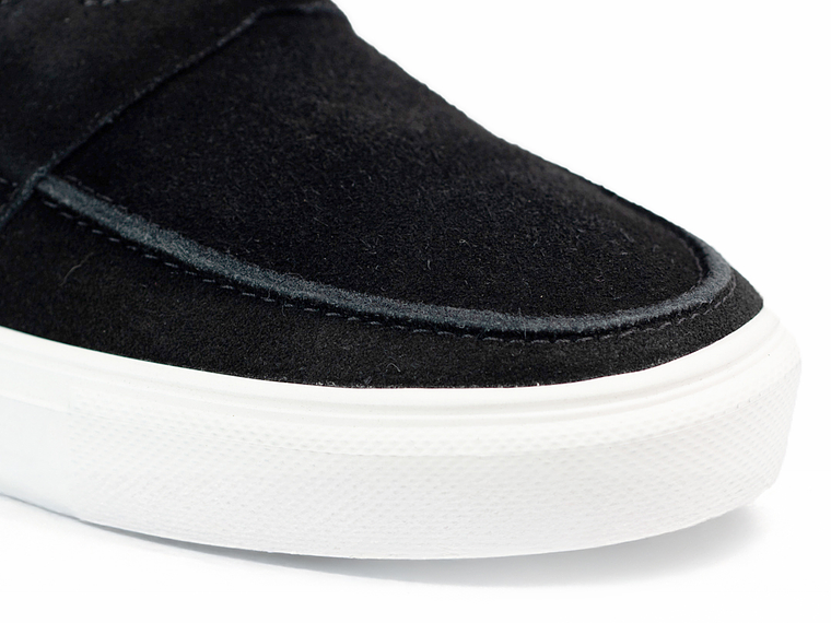 Mocasines para hombre en cuero carnaza - LORNE - Color negro 5