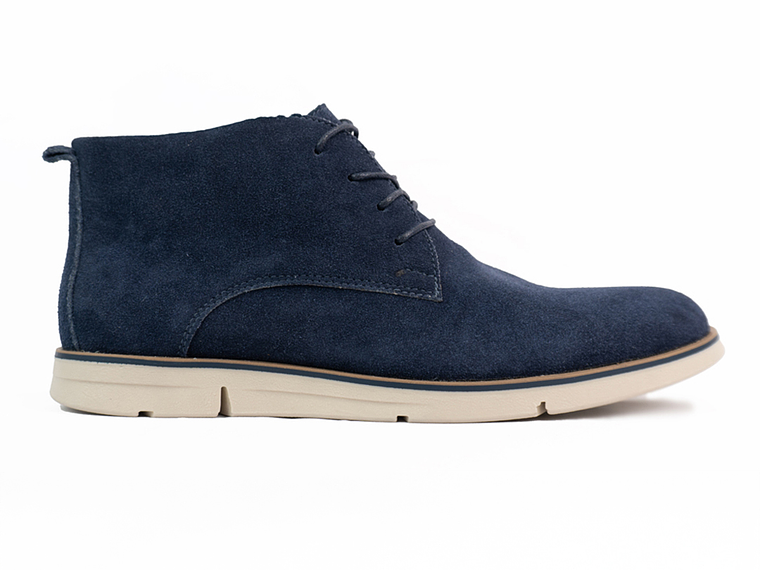 Botas Alaric en cuero carnaza - Color Azul 1