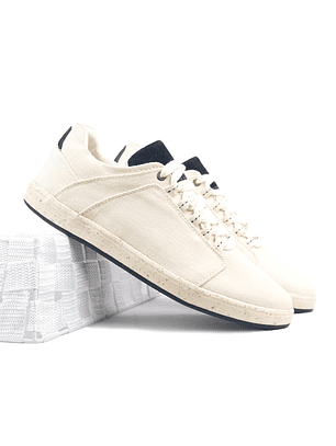 Tenis Vanguard en cuero carnaza - Color azul oscuro