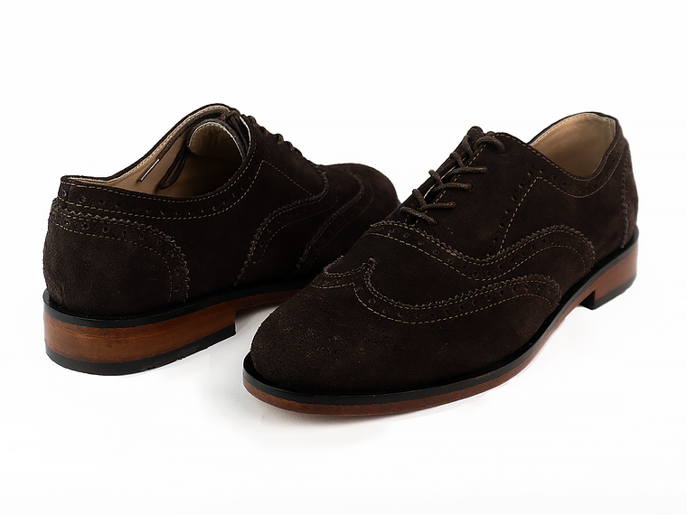 Zapatos para hombre en cuero carnaza color chocolate - STERLING 3