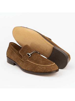 Mocasines para hombre en carnaza color caramelo - REGENT