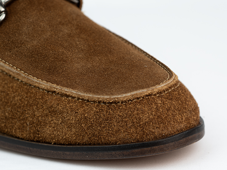 Mocasines para hombre en carnaza color caramelo - REGENT 3