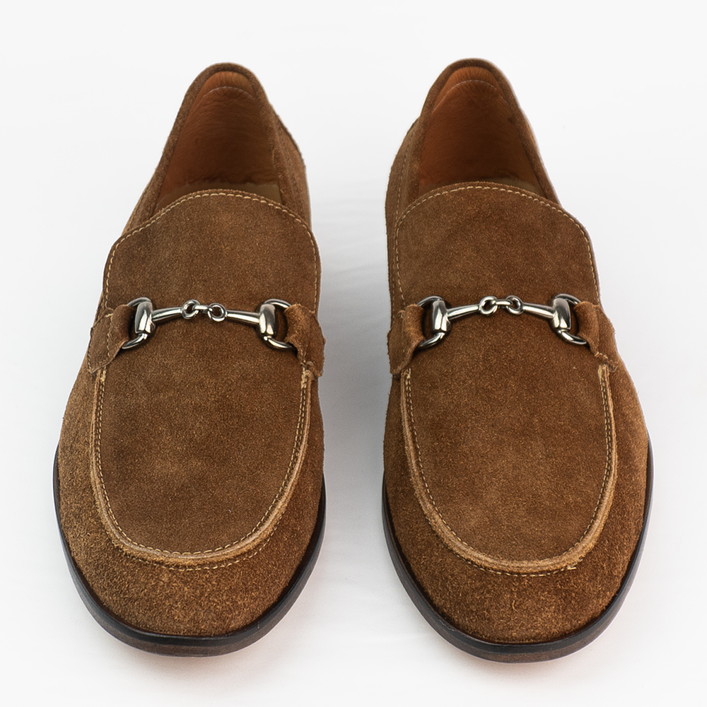 Mocasines para hombre en carnaza color caramelo - REGENT