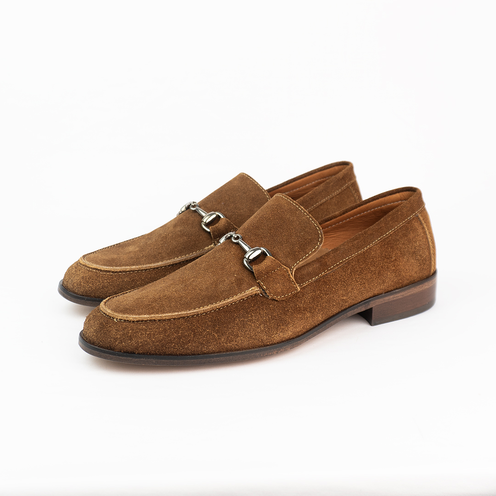 Mocasines para hombre en carnaza color caramelo - REGENT