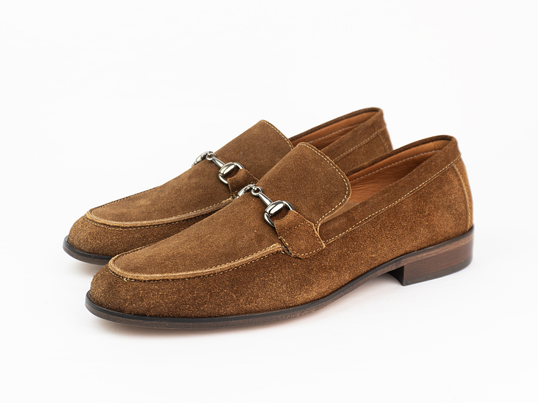 Mocasines para hombre en carnaza color caramelo - REGENT 5