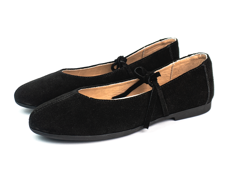 Bailarinas Liria para mujer – Color Black Velvet 3