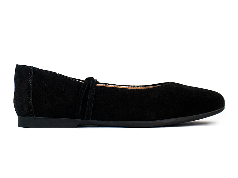 Bailarinas Liria para mujer – Color Black Velvet 1