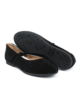Bailarinas Liria para mujer – Color Black Velvet