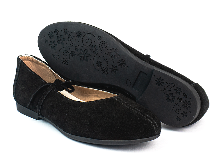 Bailarinas Liria para mujer – Color Black Velvet 2
