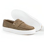 Mocasines para hombre en cuero color beige oscuro - LORNE