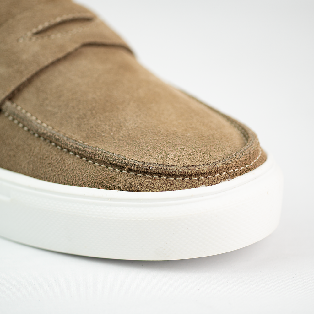 Mocasines para hombre en cuero color beige oscuro - LORNE