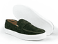 Mocasines para hombre en cuero carnaza - LORNE - Color verde esmeralda - Miniatura 3