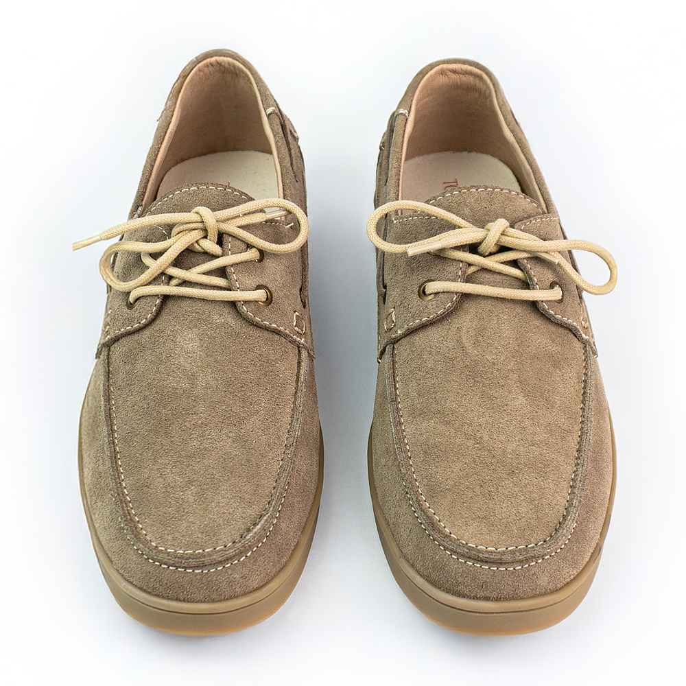 Zapatos apache Kintyre en cuero carnaza - Color beige