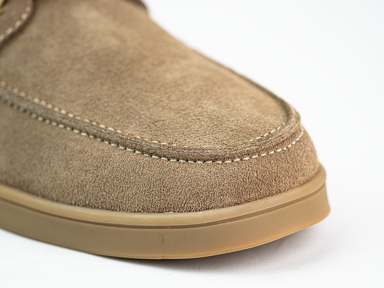 Zapatos apache Kintyre en cuero carnaza - Color beige 4