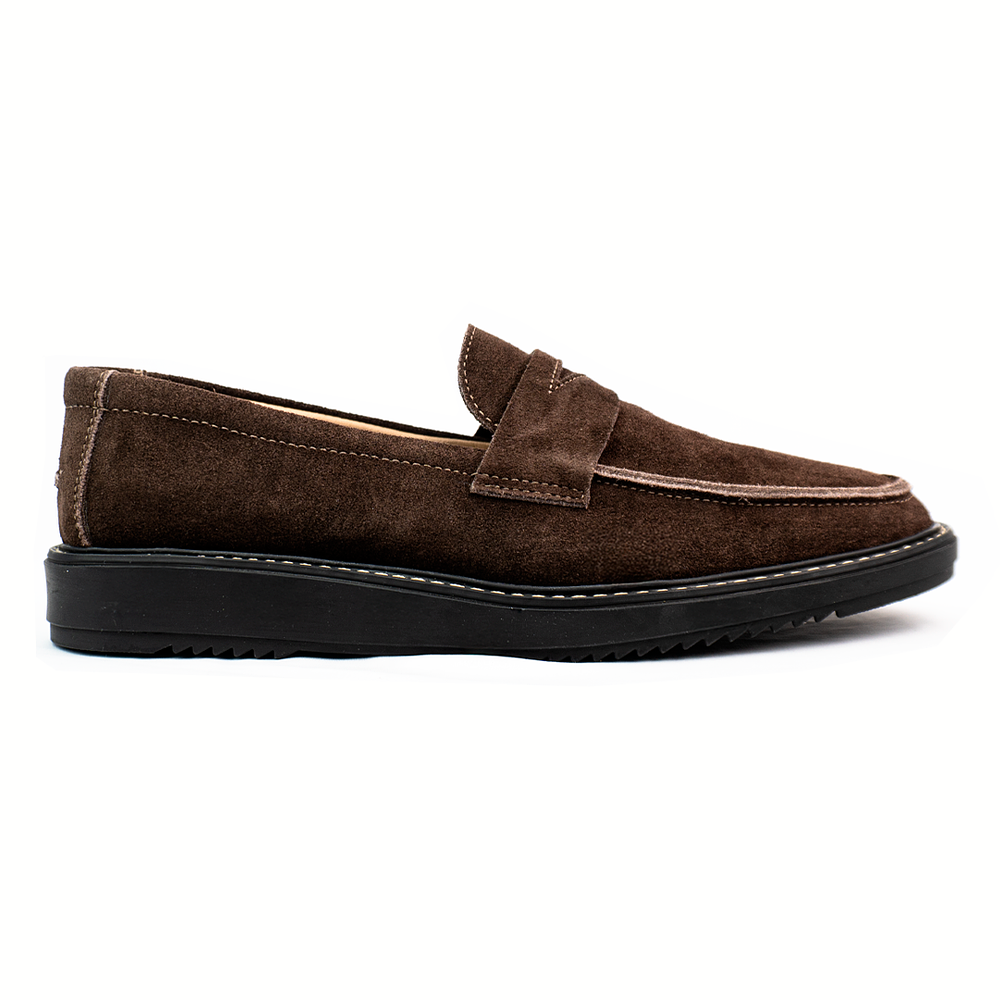 Mocasines para hombre en cuero color Chocolate - LORNE 𝒮𝒾𝑔𝓃𝒶𝓉𝓊𝓇𝑒 