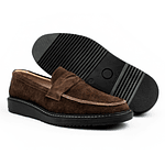 Mocasines para hombre en cuero color Chocolate - LORNE 𝒮𝒾𝑔𝓃𝒶𝓉𝓊𝓇𝑒 