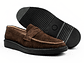 Mocasines para hombre en cuero carnaza - LORNE 𝒮𝒾𝑔𝓃𝒶𝓉𝓊𝓇𝑒 - Color chocolate - Miniatura 4