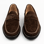 Mocasines para hombre en cuero color Chocolate - LORNE 𝒮𝒾𝑔𝓃𝒶𝓉𝓊𝓇𝑒 