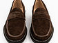 Mocasines para hombre en cuero carnaza - LORNE 𝒮𝒾𝑔𝓃𝒶𝓉𝓊𝓇𝑒 - Color chocolate - Miniatura 3