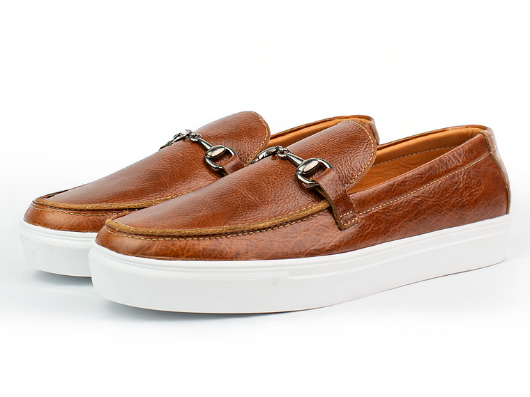 Mocasines para hombre en cuero liso con hebilla - LORNE 𝒮𝒾𝑔𝓃𝒶𝓉𝓊𝓇𝑒 2