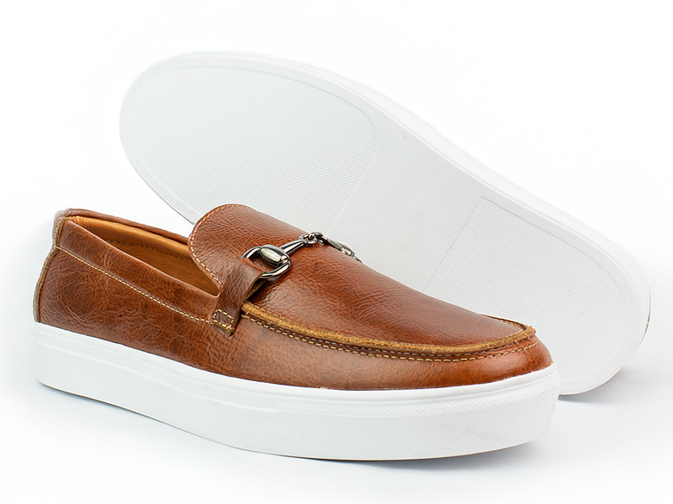 Mocasines para hombre en cuero liso con hebilla - LORNE 𝒮𝒾𝑔𝓃𝒶𝓉𝓊𝓇𝑒 3