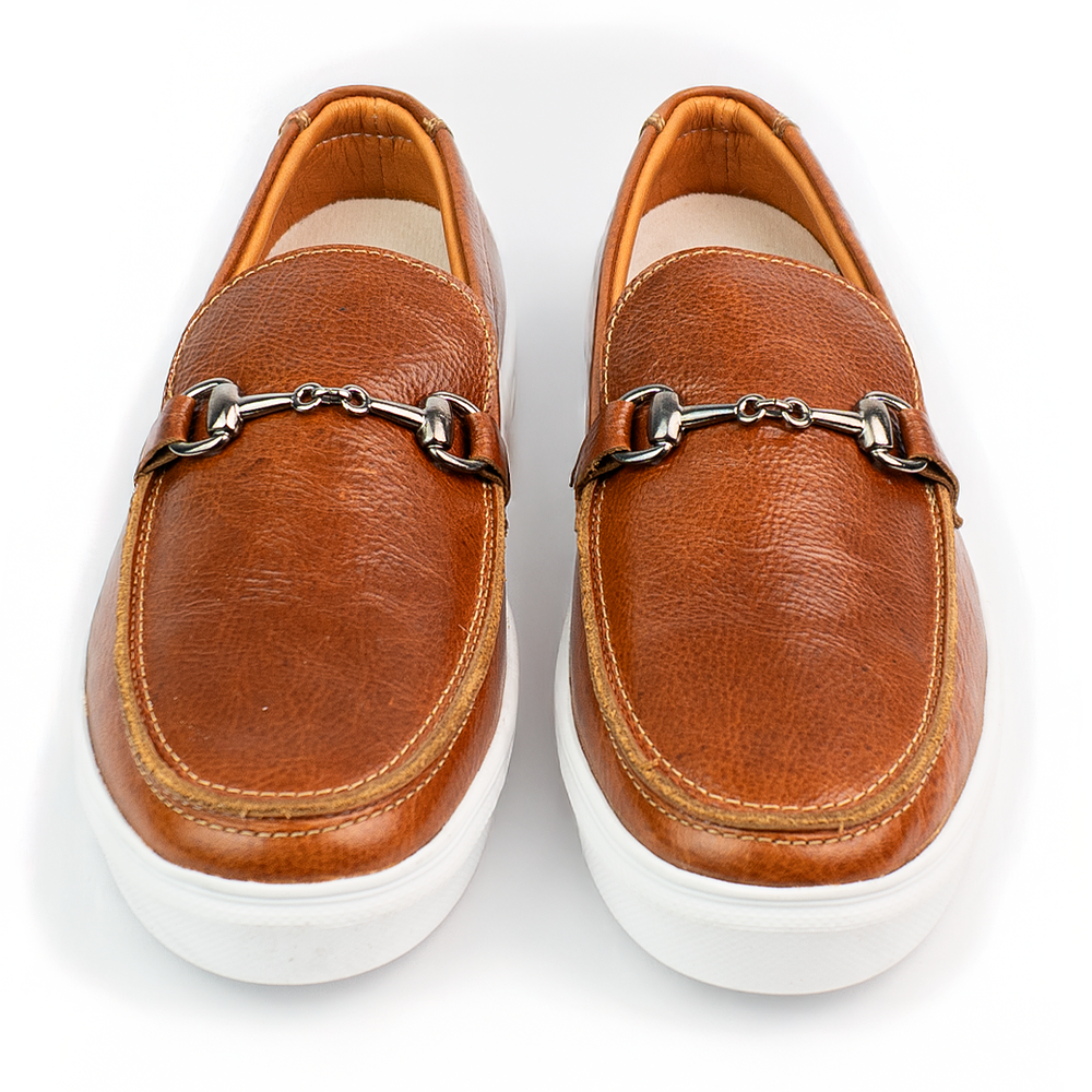 Mocasines para hombre en cuero liso con hebilla - LORNE 𝒮𝒾𝑔𝓃𝒶𝓉𝓊𝓇𝑒