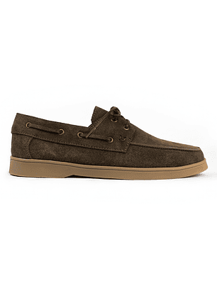 Zapatos apache Kintyre en cuero carnaza - Color chocolate