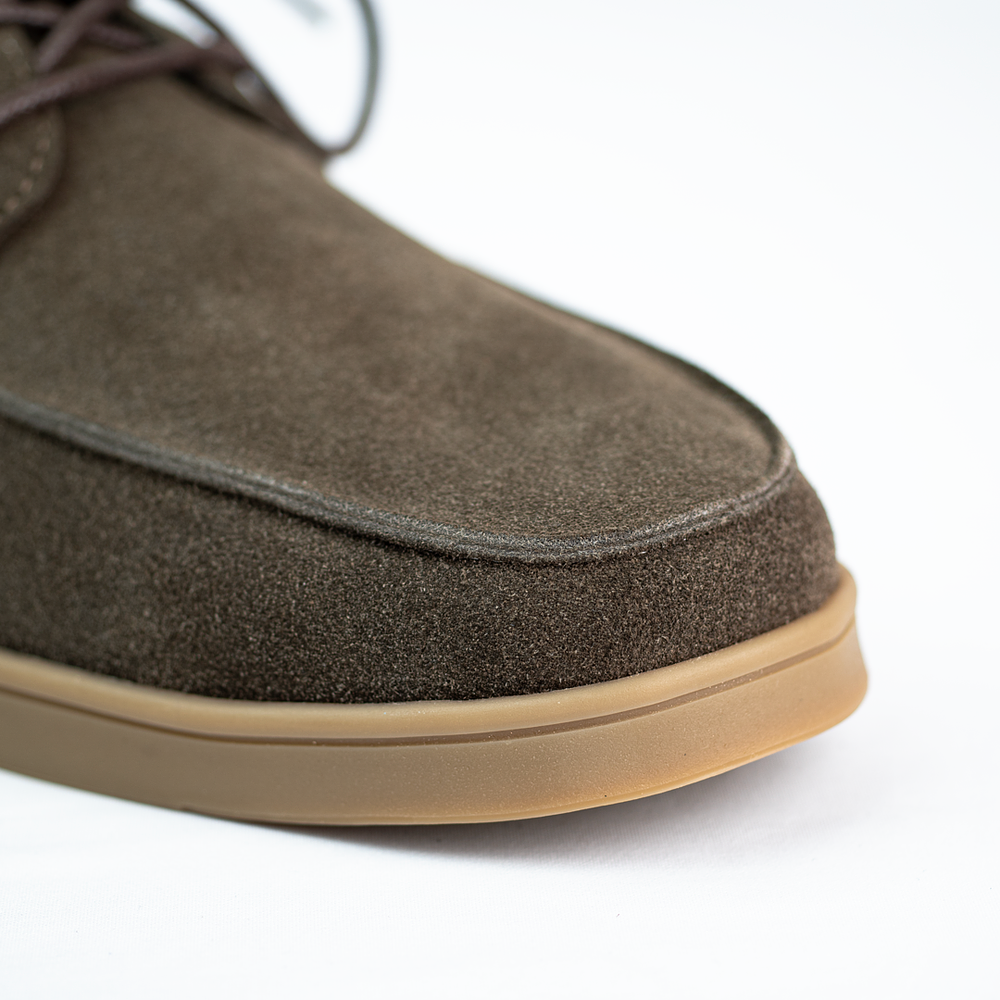 Zapatos apache Kintyre en cuero carnaza - Color chocolate