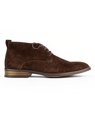 Botas para hombre en cuero carnaza - CÓNDOR - Color café