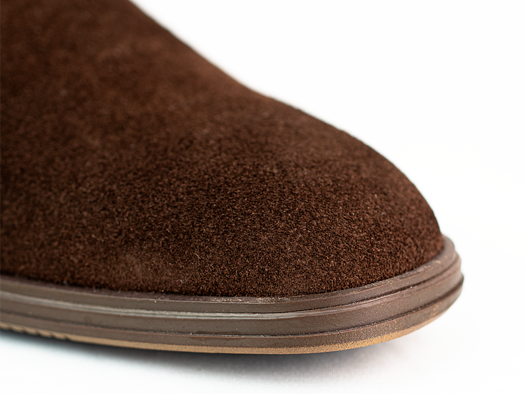 Botas para hombre en cuero carnaza - CÓNDOR - Color café 3