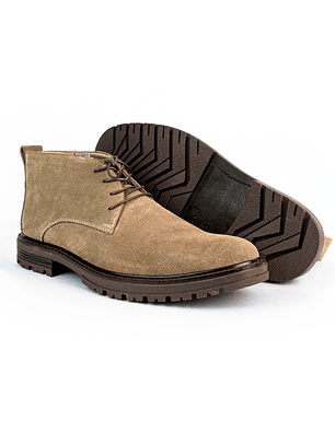 Botas para hombre en cuero carnaza - PÁRAMO - Color ámbar