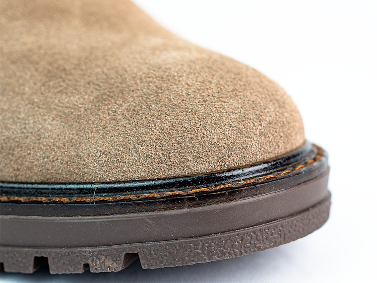 Botas para hombre en cuero carnaza - PÁRAMO - Color ámbar 5