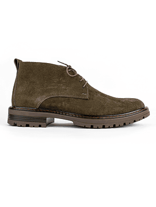 Botas para hombre en cuero carnaza - PÁRAMO - Color Verde 