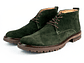 Botas para hombre en cuero carnaza - PÁRAMO - Color esmeralda - Miniatura 2