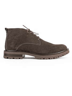 Botas para hombre en cuero carnaza - PÁRAMO - Color brown