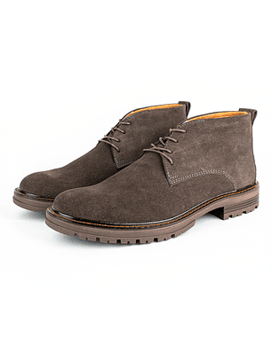 Botas para hombre en cuero carnaza - PÁRAMO - Color brown