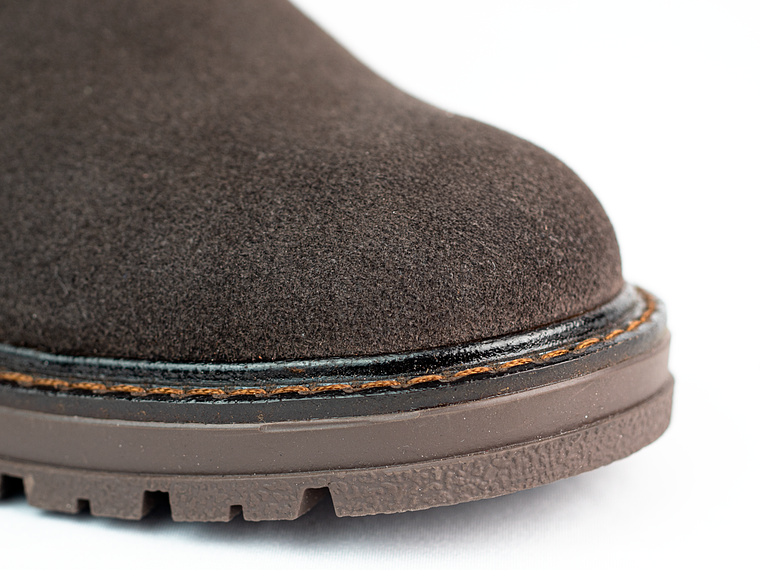 Botas para hombre en cuero carnaza - PÁRAMO - Color brown 5