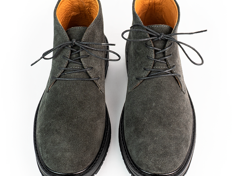 Botas para hombre en cuero carnaza - PÁRAMO - Color grey 4