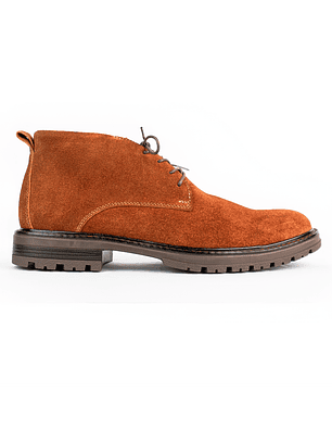Botas para hombre en cuero carnaza - PÁRAMO - Color cobrizo