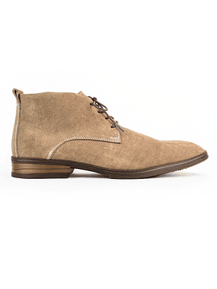 Botas para hombre en cuero carnaza - CÓNDOR - Color Hueso
