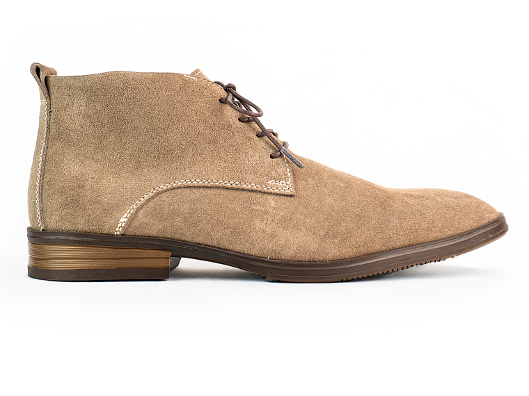 Botas para hombre en cuero carnaza - CÓNDOR - Color Hueso 1