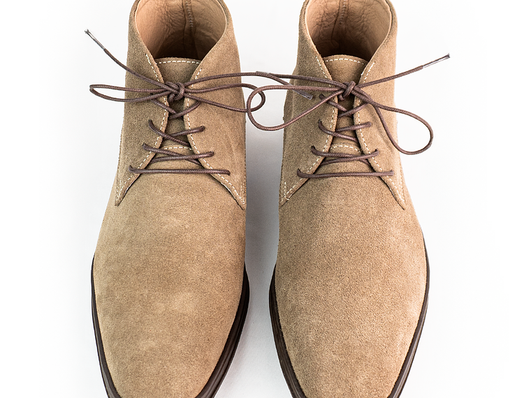 Botas para hombre en cuero carnaza - CÓNDOR - Color Hueso 3