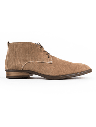 Botas para hombre en cuero carnaza - CÓNDOR - Color canela
