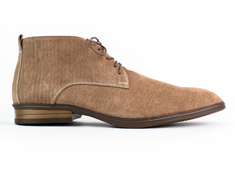 Botas para hombre en cuero carnaza - CÓNDOR - Color canela 1