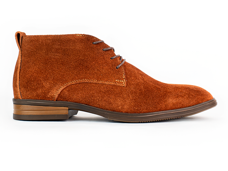 Botas para hombre en cuero carnaza - CÓNDOR - Color Terracota 1