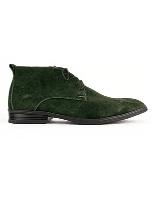 Botas para hombre en cuero carnaza - CÓNDOR - Color Verde 