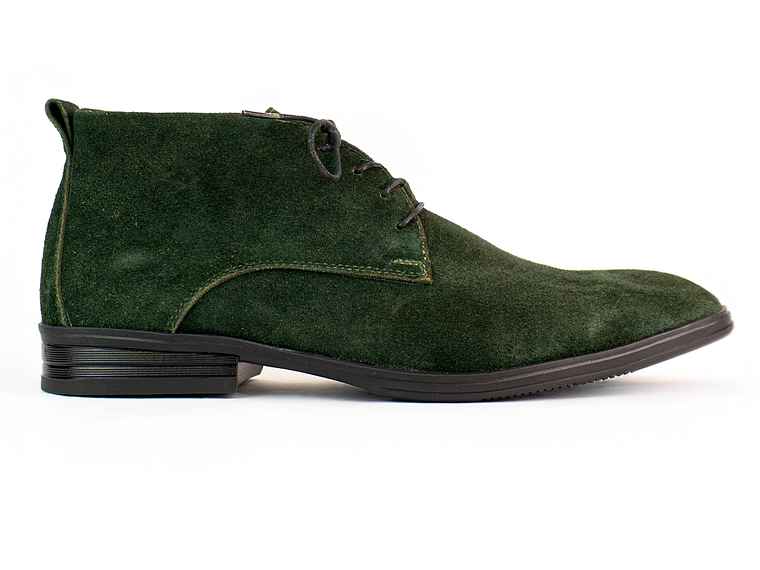 Botas para hombre en cuero carnaza - CÓNDOR - Color Verde  1