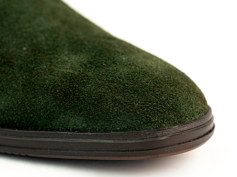 Botas para hombre en cuero carnaza - CÓNDOR - Color Verde  3